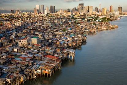 Vista panorámica de Manila, Filipinas. 