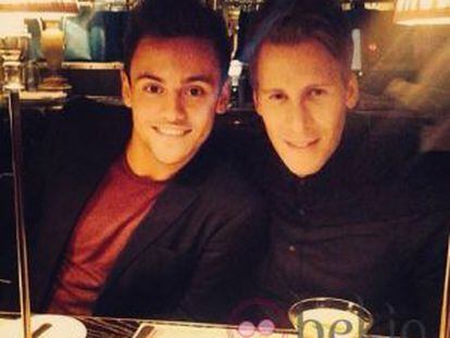 Tom Daley y su novio, Dustin Lance Black.