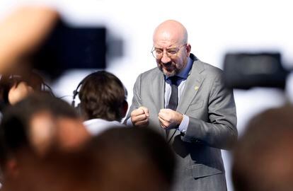 Charles Michel, presidente del Consejo Europeo, este jueves en Granada.