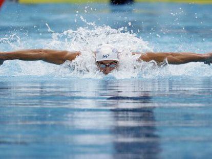 Michael Phelps, durante los campeonatos de Estados Unidos