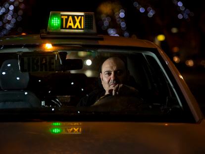 Valentin Pino, taxista de Madrid.