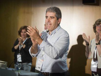 Francesc Homs durante su intervencion en el Consejo Nacional de CDC.