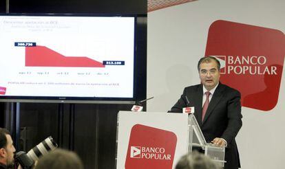 El presidente del Banco Popular, &Aacute;ngel Ron.