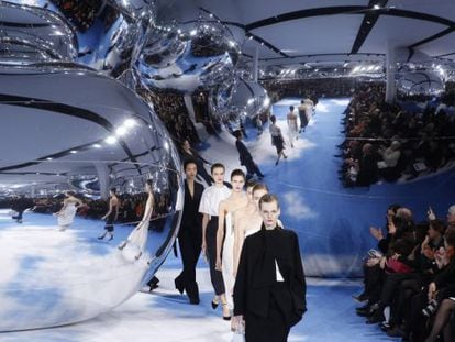 Desfile de Dior para el invierno de  2013.