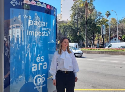La presidenta del PP de Baleares y candidata a la presidencia del Govern, Marga Prohens, el 20 de marzo de 2023.