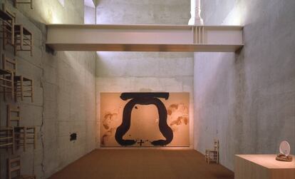 La Sala de Reflexió de Tàpies a la UPF.