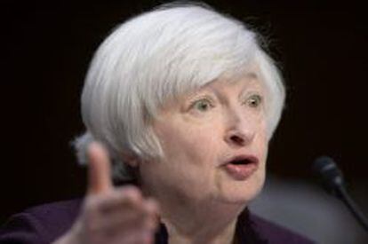 La presidenta de la Reserva Federal (Fed) de Estados Unidos, Janet Yellen. EFE/Archivo