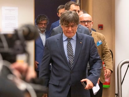 Carles Puigdemont, el pasado 5 de julio en Bruselas.