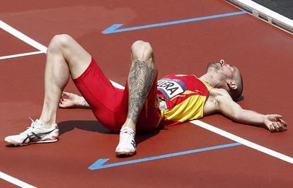El atleta español, &Aacute;ngel Mullera, ha quedado fuera de la final de 3.000 obstáculos