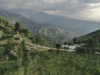 Panorámica de Huila, departamento del sur de Colombia.