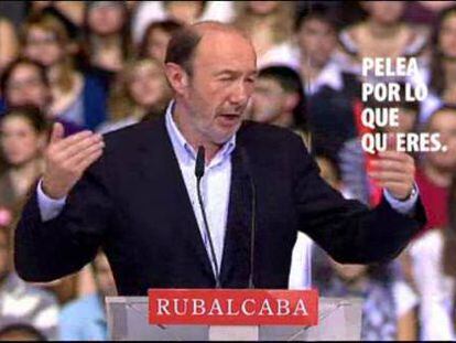 Rubalcaba advierte que Rajoy “no peleará en Bruselas y seguirá el dictado de Aznar”