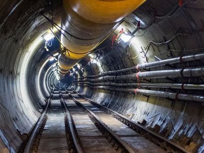 T&uacute;nel Water Syphon, ejecutado por OHL en la bah&iacute;a de Nueva York.