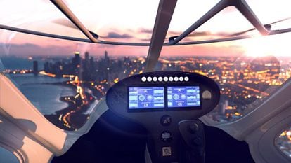 El Volocopter es un cruce entre helicóptero y dron 100% eléctrico.