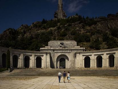 La explanada del Valle de los Caídos, en una imagen de archivo.