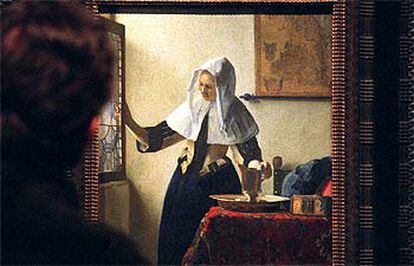 Una de las obras expuestas en la muestra sobre Vermeer que se celebra actualmente en el Museo del Prado.