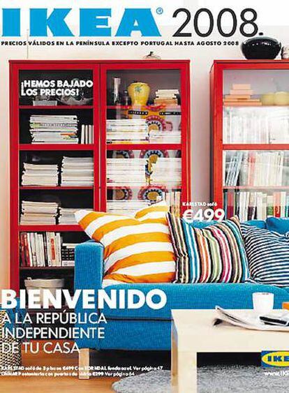 La tipografía Futura en la portada del catálogo de Ikea de 2008