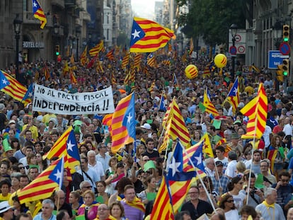 Diada 2021 en Barcelona.