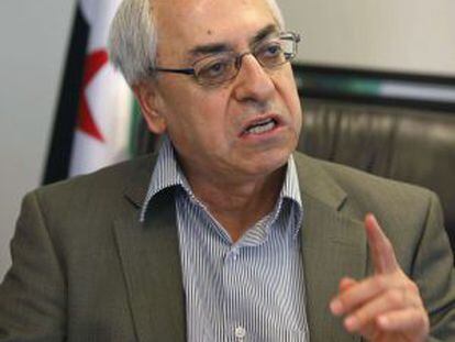El líder del Consejo Nacional Sirio, Abdulbaset Seida.
