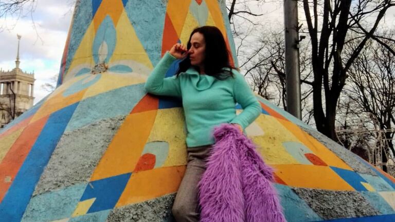 Yevguenia Yepez Vinuesa, en Donetsk (Ucrania), en una imagen cedida por la familia.