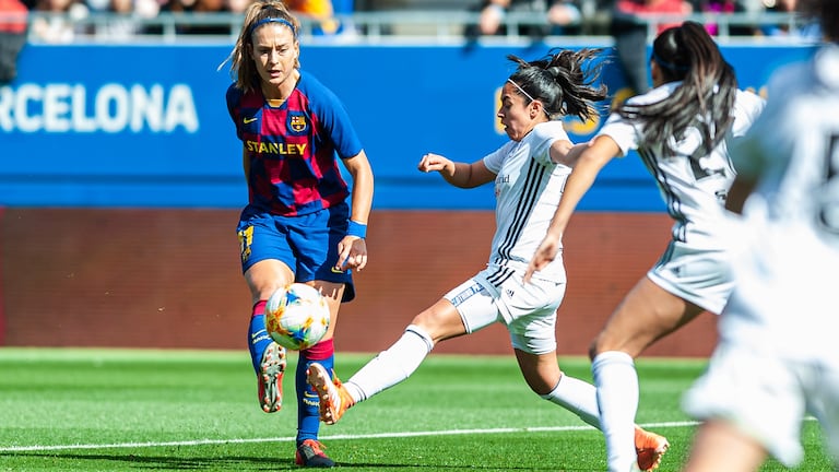 Alexia Putellas durante el partidgo de la Liga Iberdrola contra el Real Madrid.