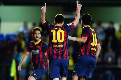 Messi celebra el 2 a 3