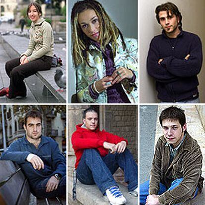 De izquierda a derecha y de arriba abajo, Mariana Boadella, Beth Rodergas, Joan Tous, Ramón Rodríguez, Francisco Arza y Josep Pedrals.
MARCEL.LÍ SÀENZ / JORDI ROVIRALTA