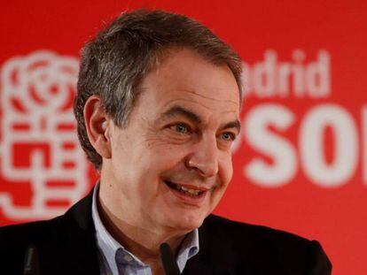 El expresidente del Gobierno Jos&eacute; Luis Rodr&iacute;guez Zapatero.