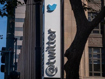 La sede de Twitter en San Francisco (California), fotografiada este jueves.