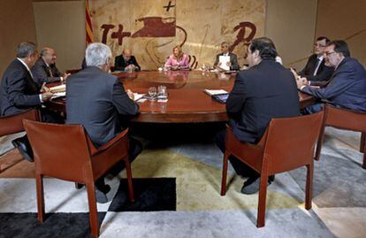 Primera reunión tras el paréntesis veraniego del Gobierno catalán.