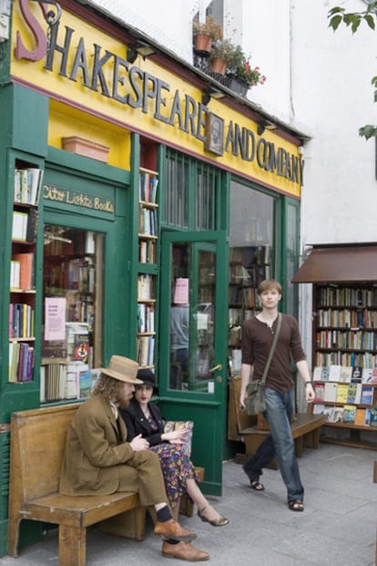 Librería Shakespeare & Co, en París.