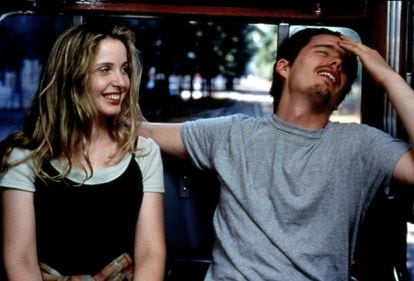 Julie Delpy y Ethan Hawke en 'Antes del amanecer' (1995).