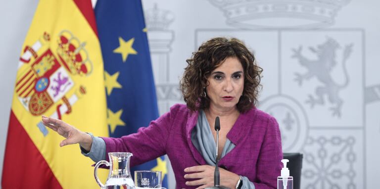 La ministra portavoz y de Hacienda, María Jesús Montero