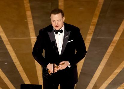 Brendan Fraser, en su discurso de agradecimiento tras recibir el Oscar a mejor actor. 