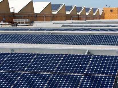 Paneles solares en Richmond, California.