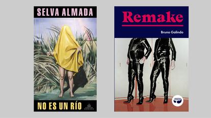 Portadas de 'No es un río' y 'Remake'.
