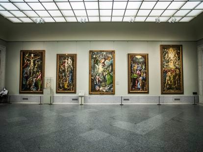 La nueva disposición de las obras principales del Museo del Prado despliega varios cuadros del Greco.