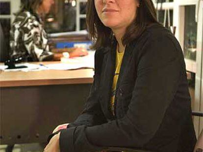 Susana Insa, en el despacho de su abogada.