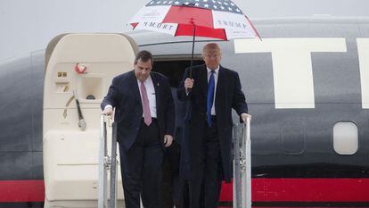 El candidato republicano Donald Trump, en Ohio.