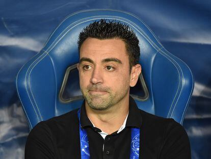 Xavi Hernández, entrenador del Al Saad, en una imagen de archivo.