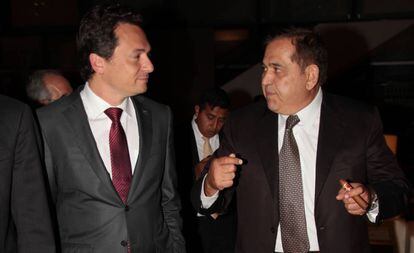 Emilio Lozoya, exdirector de Petróleos de México, y Alonso Ancira, dirigente de la acerera Altos Hornos.