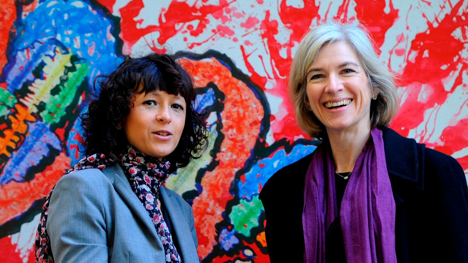 Emmanuelle Charpentier, izquierda, y Jennifer Doudna, derecha, creadoras del sistema de edición genética CRISPR.