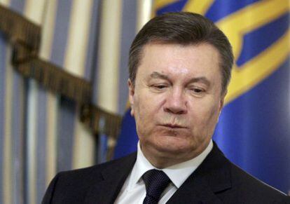 Viktor Yanukóvich el pasado 21 de febrero.