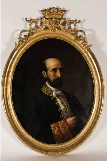 Francisco de Aguilera, conde de Villalobos. Retrato de José María Estrada.