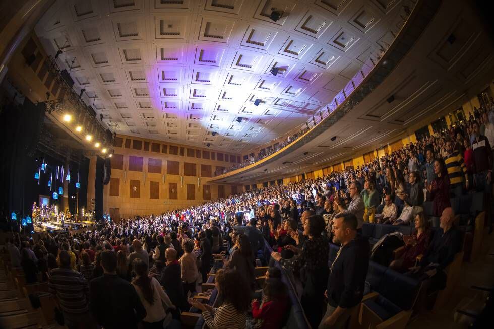 Público en el Palacio Municipal de Congresos de Madrid.