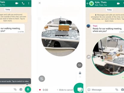 WhatsApp incorpora una nueva función para que los usuarios puedan enviar videos instantáneos.
