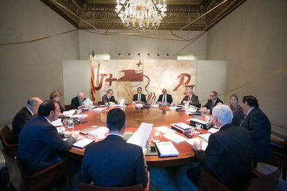 Reunió aquest dimarts de l'Executiu de Artur Mas.
