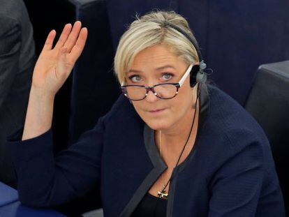 Marine Le Pen, l&iacute;der del Frente Nacional Franc&eacute;s. 