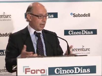 Cristóbal Montoro, Coordinador de Economía del Partido Popular