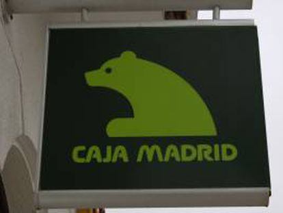 Logotipo de Caja Madrid en una sucursal. EFE/Archivo