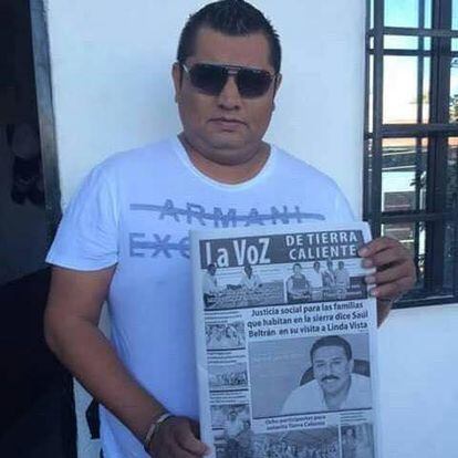 El periodista Cecilio Pineda, asesinado en 2017.